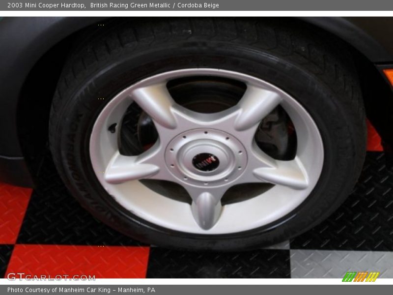 British Racing Green Metallic / Cordoba Beige 2003 Mini Cooper Hardtop