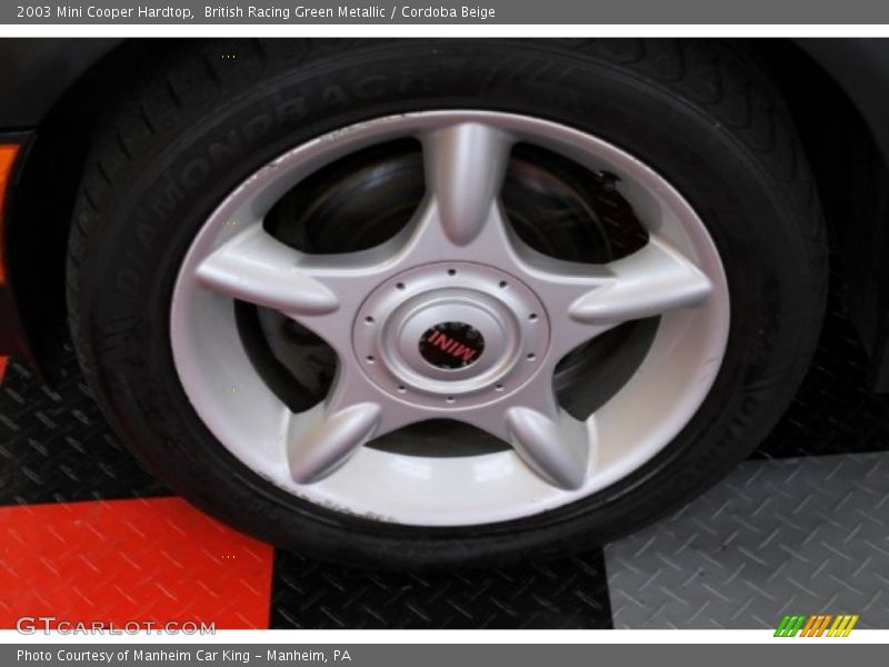 British Racing Green Metallic / Cordoba Beige 2003 Mini Cooper Hardtop