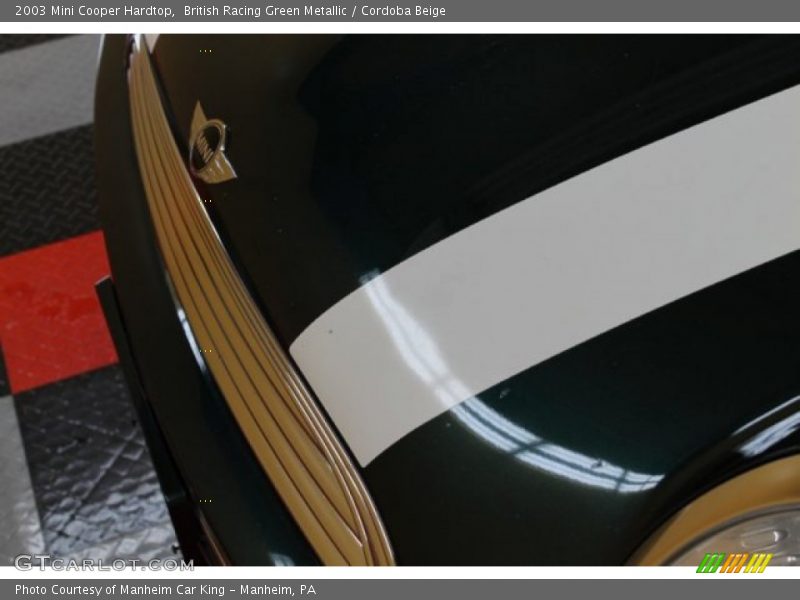 British Racing Green Metallic / Cordoba Beige 2003 Mini Cooper Hardtop