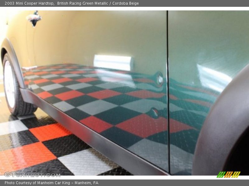 British Racing Green Metallic / Cordoba Beige 2003 Mini Cooper Hardtop