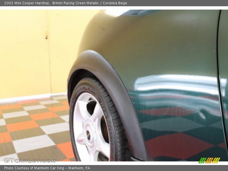 British Racing Green Metallic / Cordoba Beige 2003 Mini Cooper Hardtop