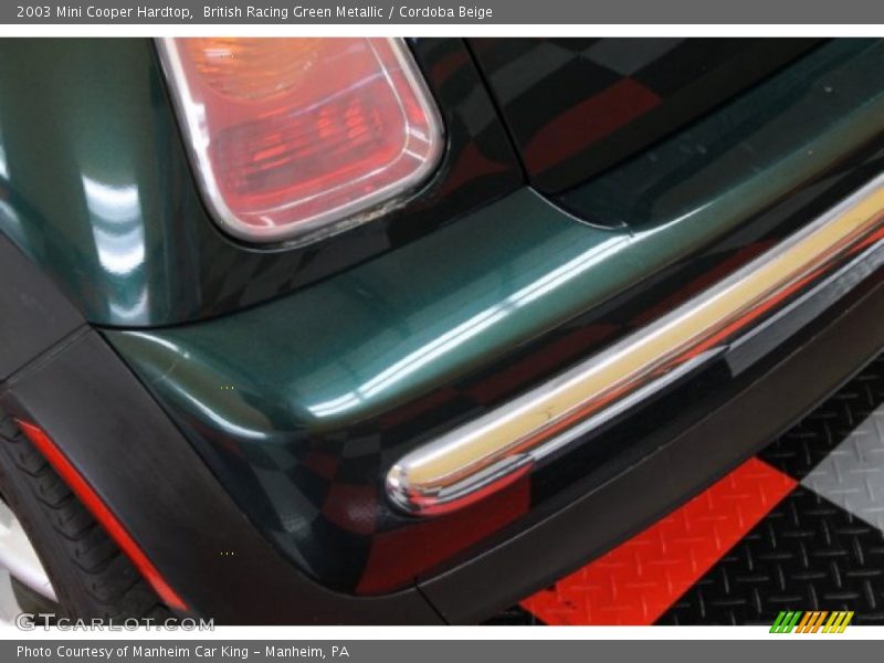 British Racing Green Metallic / Cordoba Beige 2003 Mini Cooper Hardtop
