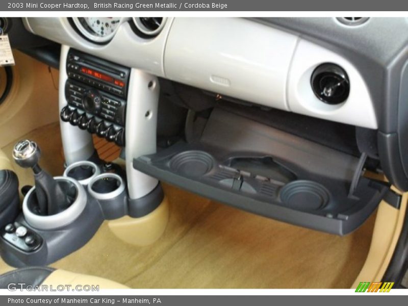 British Racing Green Metallic / Cordoba Beige 2003 Mini Cooper Hardtop