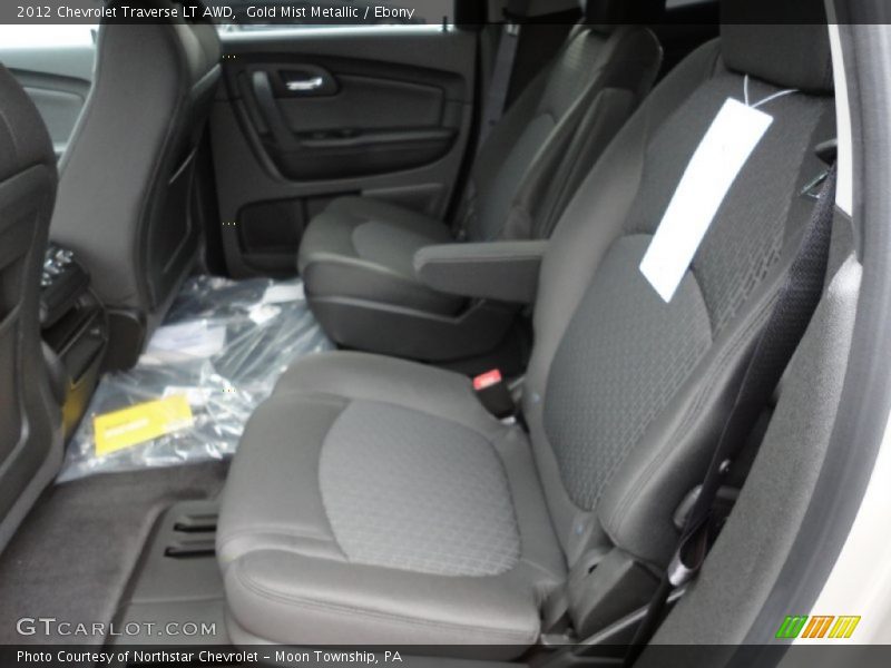 Gold Mist Metallic / Ebony 2012 Chevrolet Traverse LT AWD