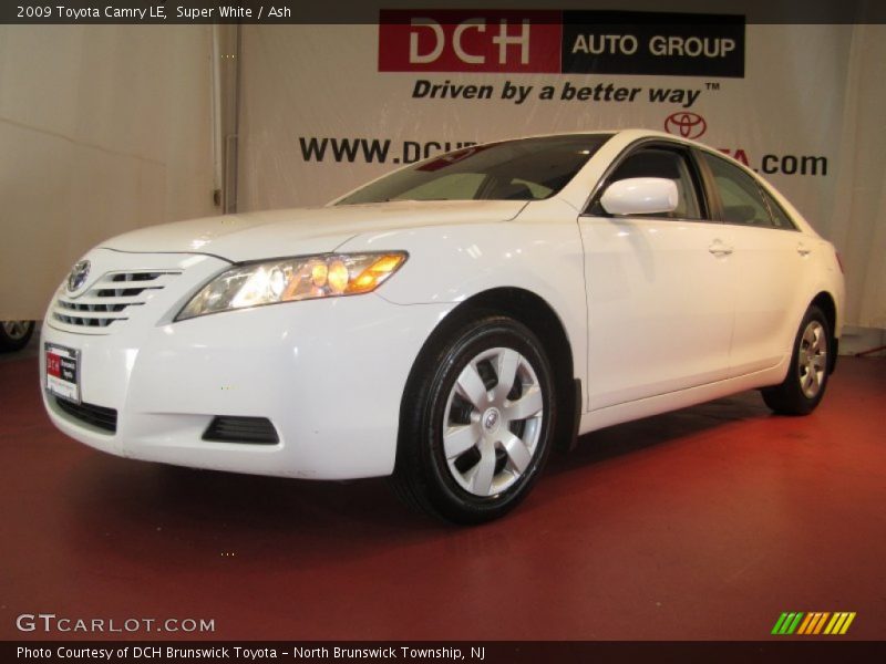 Super White / Ash 2009 Toyota Camry LE