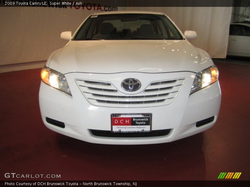 Super White / Ash 2009 Toyota Camry LE