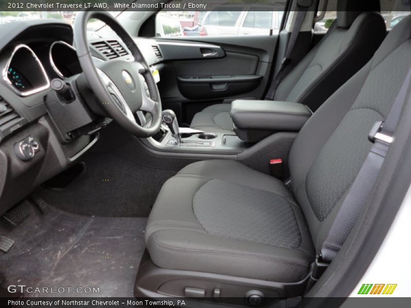  2012 Traverse LT AWD Ebony Interior
