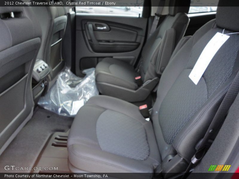 Crystal Red Tintcoat / Ebony 2012 Chevrolet Traverse LT AWD