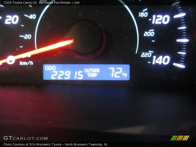 Barcelona Red Metallic / Ash 2009 Toyota Camry LE