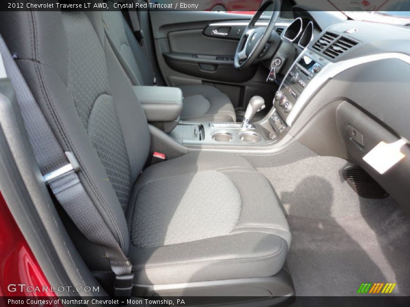 Crystal Red Tintcoat / Ebony 2012 Chevrolet Traverse LT AWD