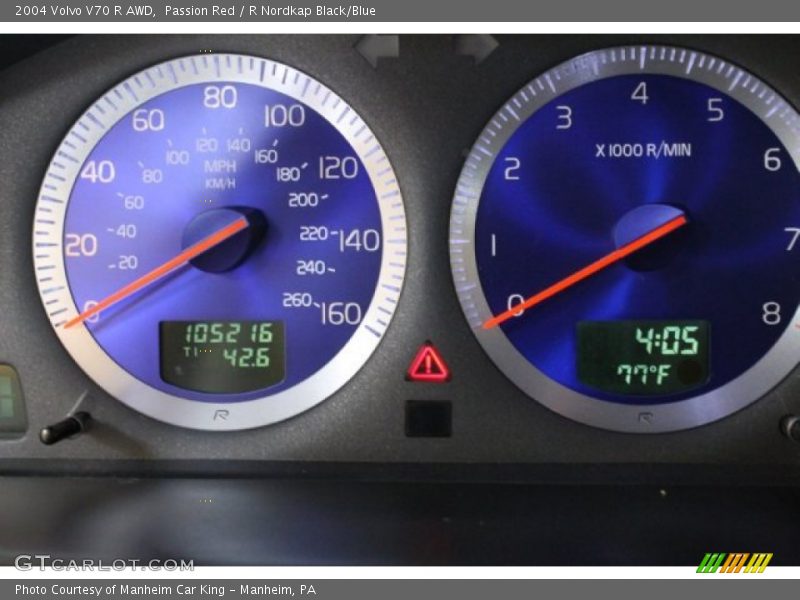 Passion Red / R Nordkap Black/Blue 2004 Volvo V70 R AWD