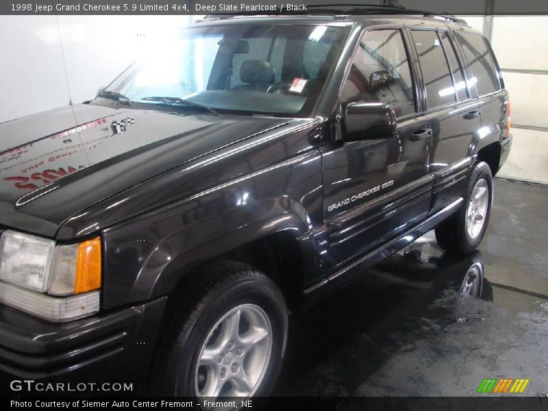 Deep Slate Pearlcoat / Black 1998 Jeep Grand Cherokee 5.9 Limited 4x4