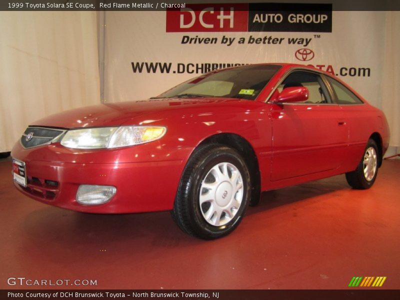 Red Flame Metallic / Charcoal 1999 Toyota Solara SE Coupe