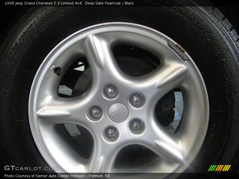 Deep Slate Pearlcoat / Black 1998 Jeep Grand Cherokee 5.9 Limited 4x4