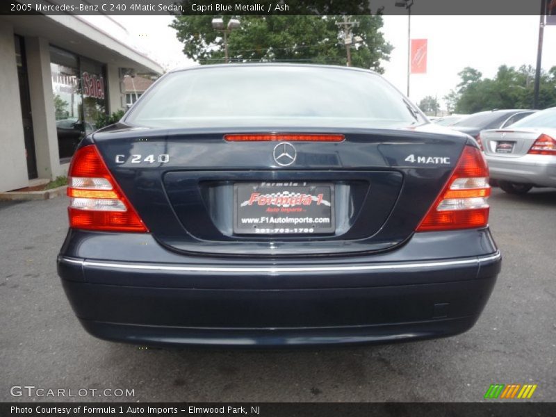 Capri Blue Metallic / Ash 2005 Mercedes-Benz C 240 4Matic Sedan