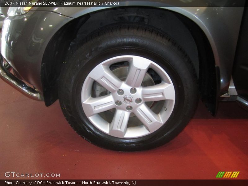 Platinum Pearl Matallic / Charcoal 2007 Nissan Murano SL AWD