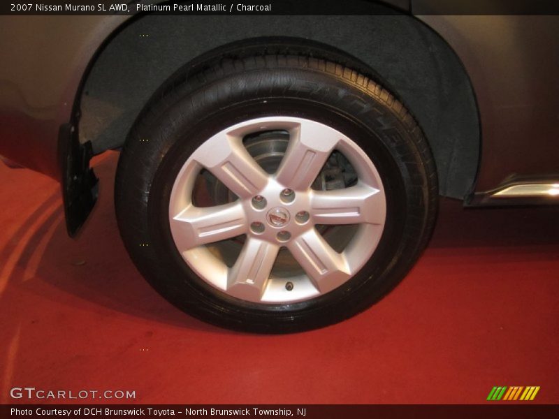 Platinum Pearl Matallic / Charcoal 2007 Nissan Murano SL AWD