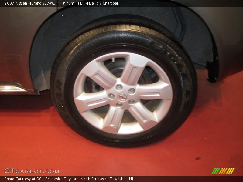 Platinum Pearl Matallic / Charcoal 2007 Nissan Murano SL AWD