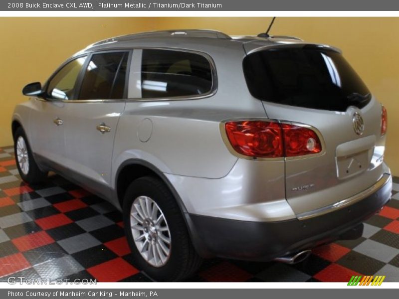 Platinum Metallic / Titanium/Dark Titanium 2008 Buick Enclave CXL AWD