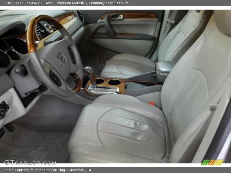 Platinum Metallic / Titanium/Dark Titanium 2008 Buick Enclave CXL AWD