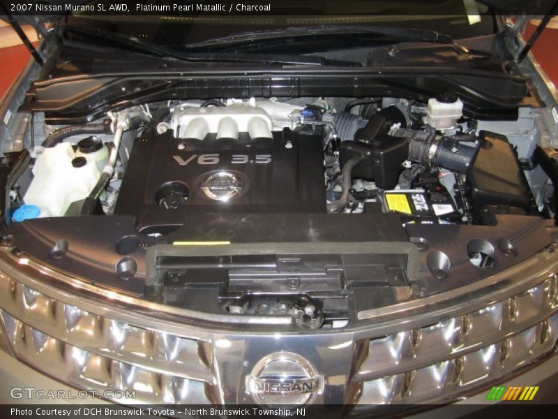 Platinum Pearl Matallic / Charcoal 2007 Nissan Murano SL AWD