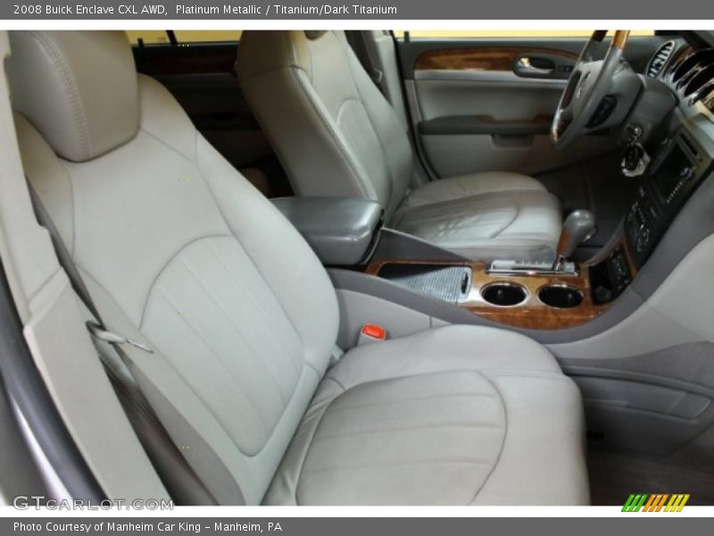 Platinum Metallic / Titanium/Dark Titanium 2008 Buick Enclave CXL AWD