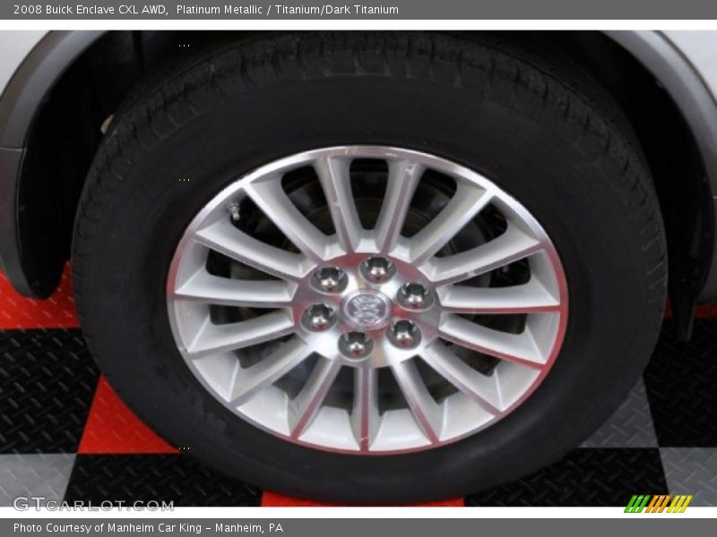 Platinum Metallic / Titanium/Dark Titanium 2008 Buick Enclave CXL AWD