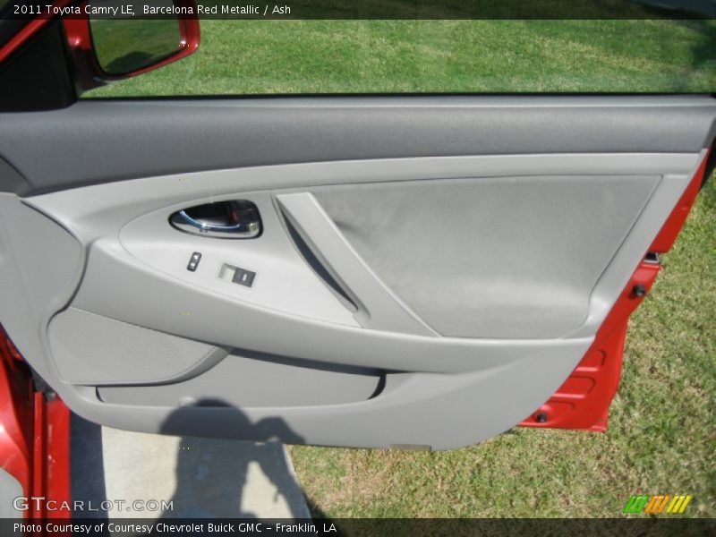 Barcelona Red Metallic / Ash 2011 Toyota Camry LE