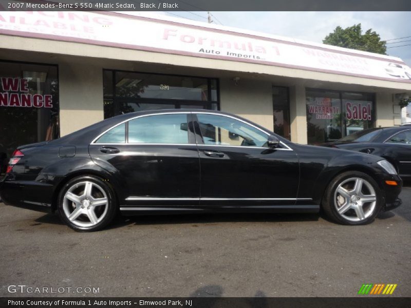 Black / Black 2007 Mercedes-Benz S 550 4Matic Sedan