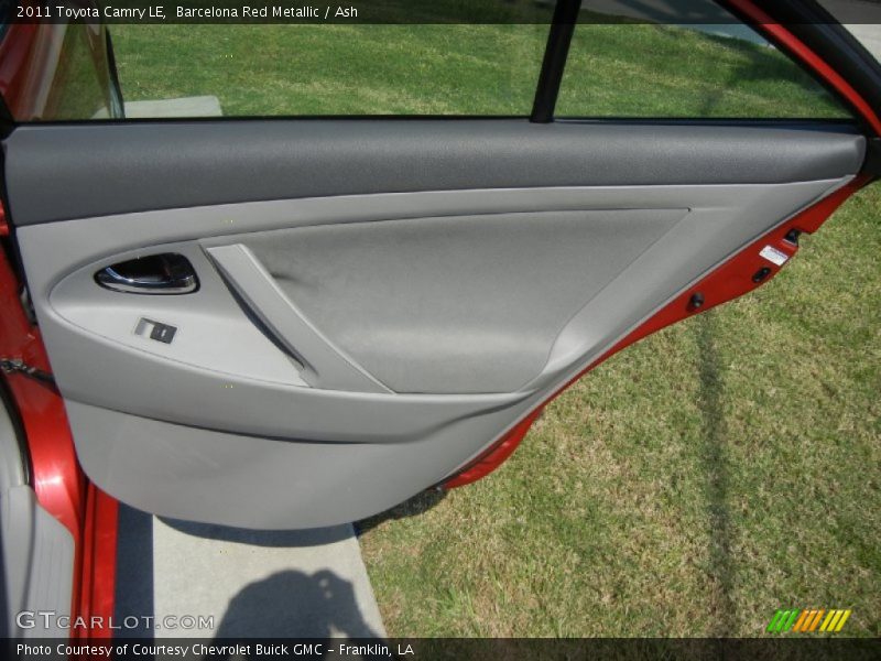 Barcelona Red Metallic / Ash 2011 Toyota Camry LE
