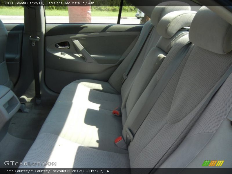 Barcelona Red Metallic / Ash 2011 Toyota Camry LE
