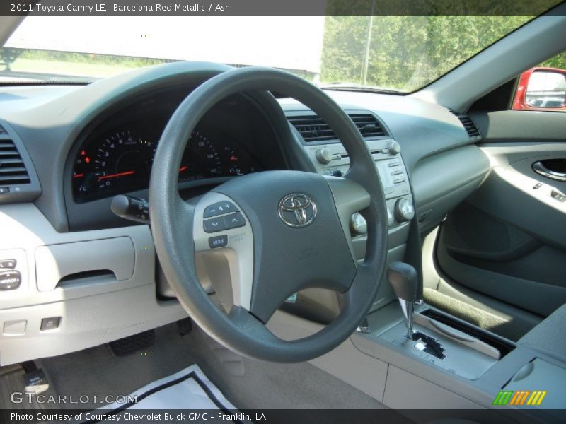 Barcelona Red Metallic / Ash 2011 Toyota Camry LE