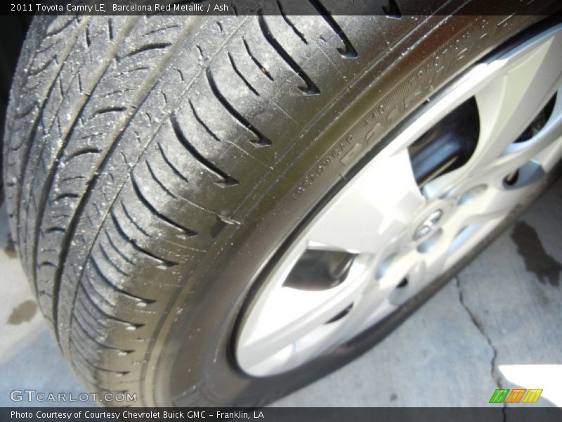 Barcelona Red Metallic / Ash 2011 Toyota Camry LE