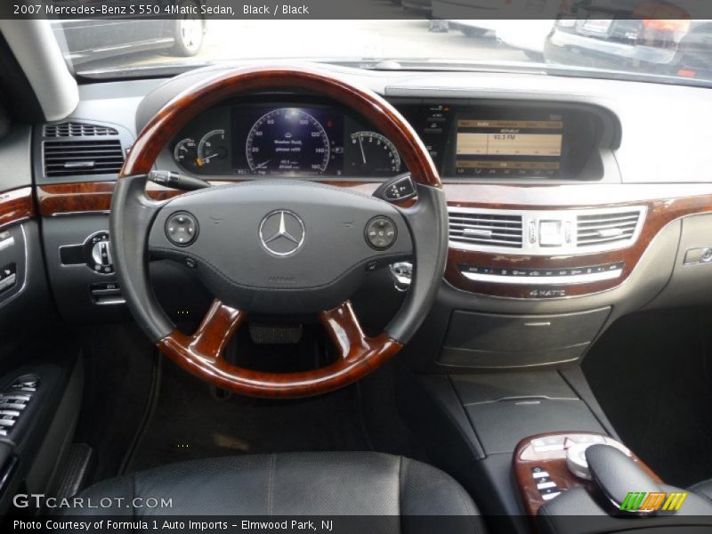Black / Black 2007 Mercedes-Benz S 550 4Matic Sedan