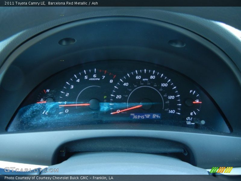 Barcelona Red Metallic / Ash 2011 Toyota Camry LE