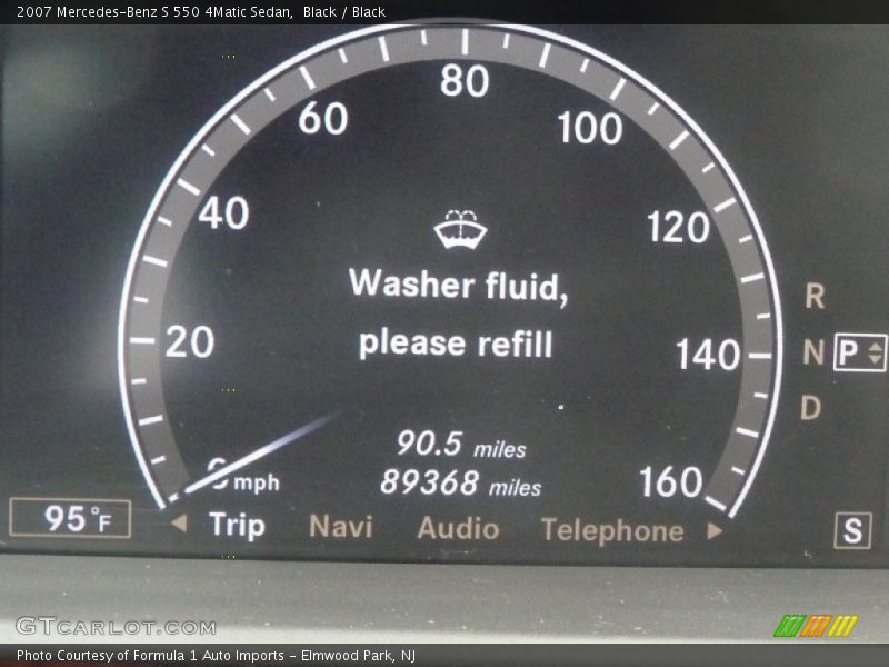 Black / Black 2007 Mercedes-Benz S 550 4Matic Sedan