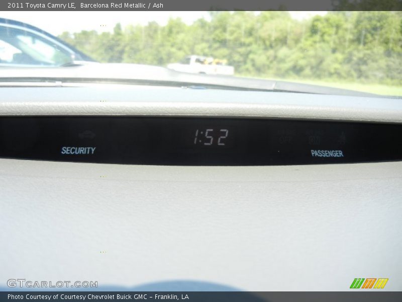Barcelona Red Metallic / Ash 2011 Toyota Camry LE
