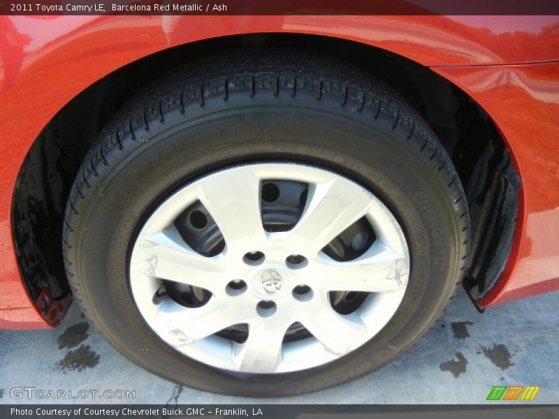 Barcelona Red Metallic / Ash 2011 Toyota Camry LE