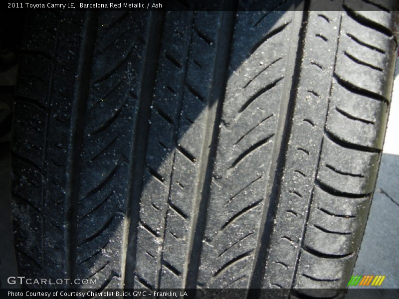 Barcelona Red Metallic / Ash 2011 Toyota Camry LE