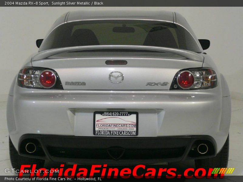 Sunlight Silver Metallic / Black 2004 Mazda RX-8 Sport