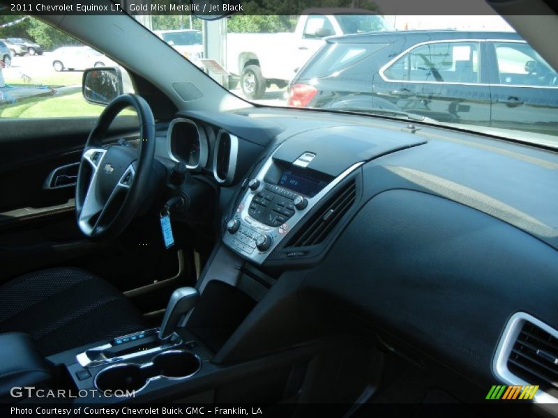 Gold Mist Metallic / Jet Black 2011 Chevrolet Equinox LT
