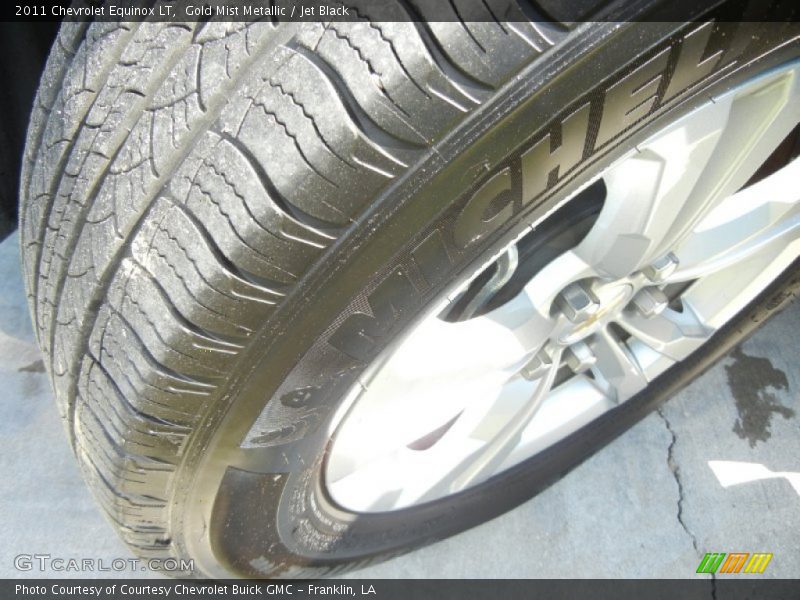 Gold Mist Metallic / Jet Black 2011 Chevrolet Equinox LT