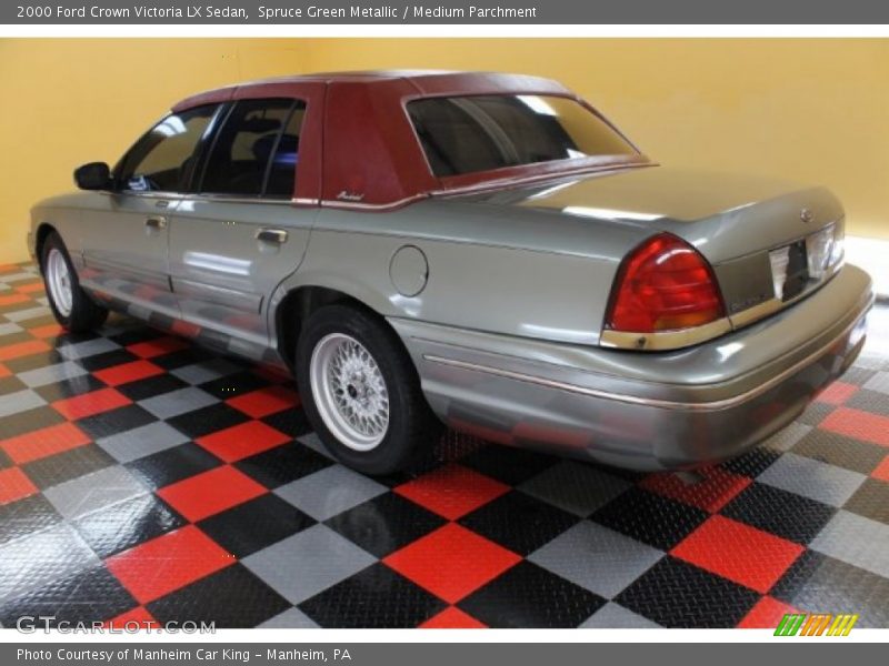Spruce Green Metallic / Medium Parchment 2000 Ford Crown Victoria LX Sedan