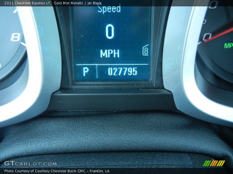 Gold Mist Metallic / Jet Black 2011 Chevrolet Equinox LT