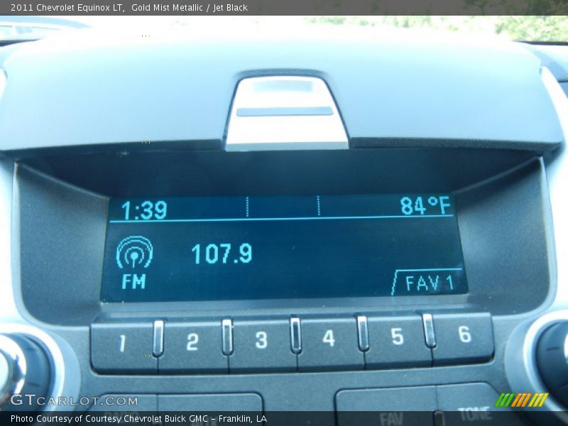 Gold Mist Metallic / Jet Black 2011 Chevrolet Equinox LT