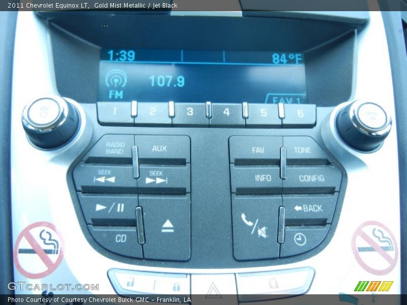 Gold Mist Metallic / Jet Black 2011 Chevrolet Equinox LT