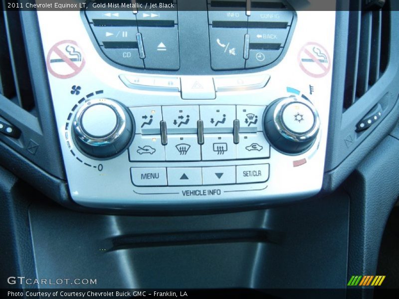 Gold Mist Metallic / Jet Black 2011 Chevrolet Equinox LT