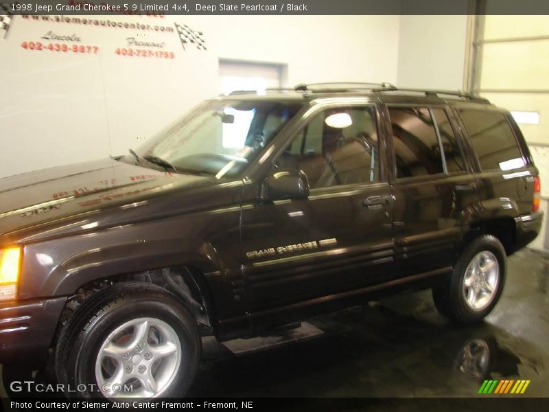 Deep Slate Pearlcoat / Black 1998 Jeep Grand Cherokee 5.9 Limited 4x4