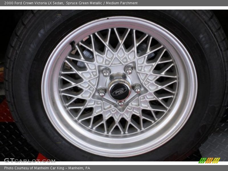 Spruce Green Metallic / Medium Parchment 2000 Ford Crown Victoria LX Sedan