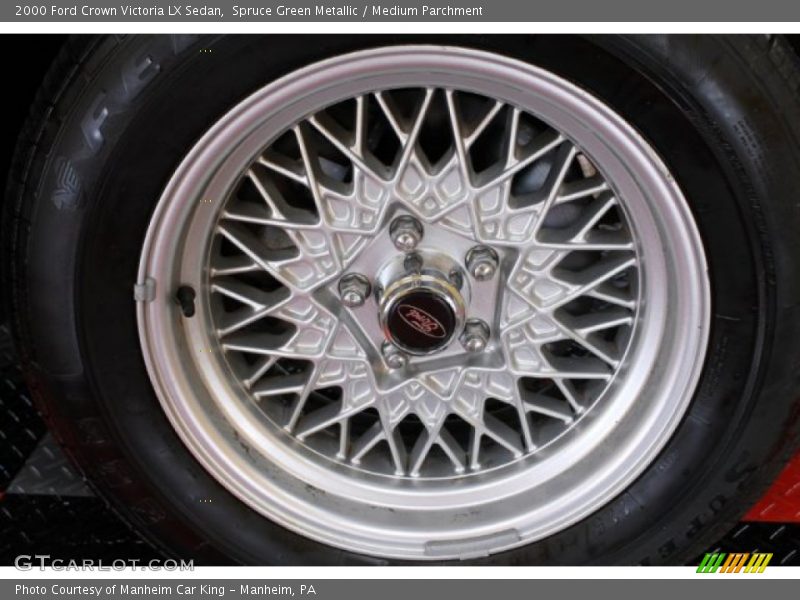 Spruce Green Metallic / Medium Parchment 2000 Ford Crown Victoria LX Sedan